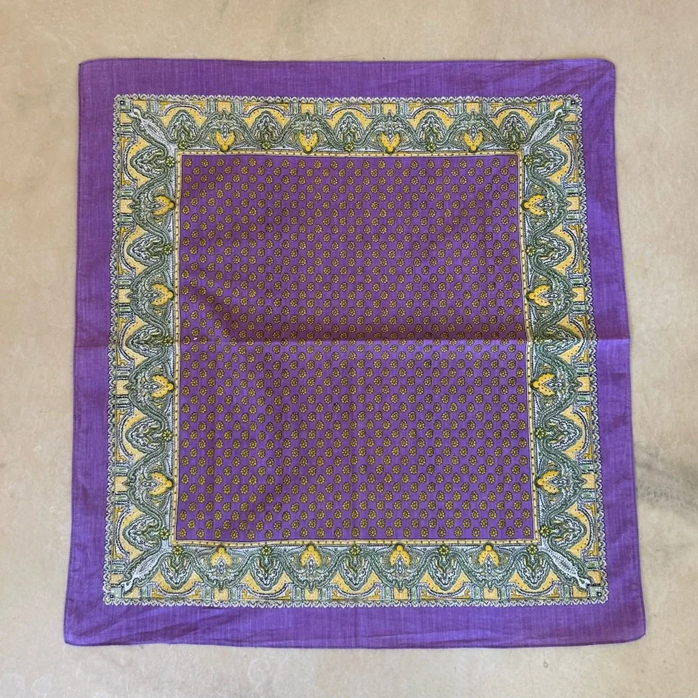 Set of 5 Cotton Bandanas | Boho Festival Hair Scarves | Paisley Wrap Set